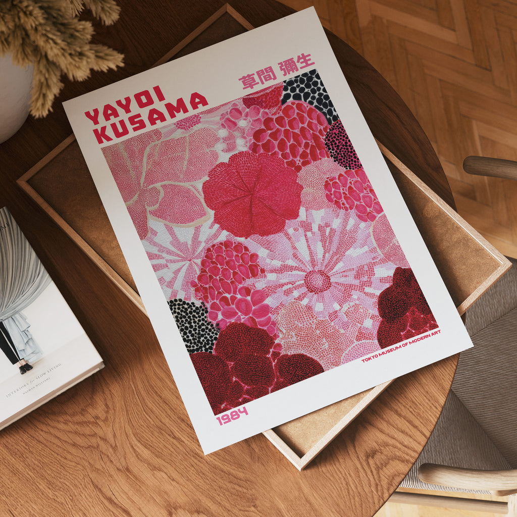 Yayoi Kusama Blushing Petals 1984 Poster