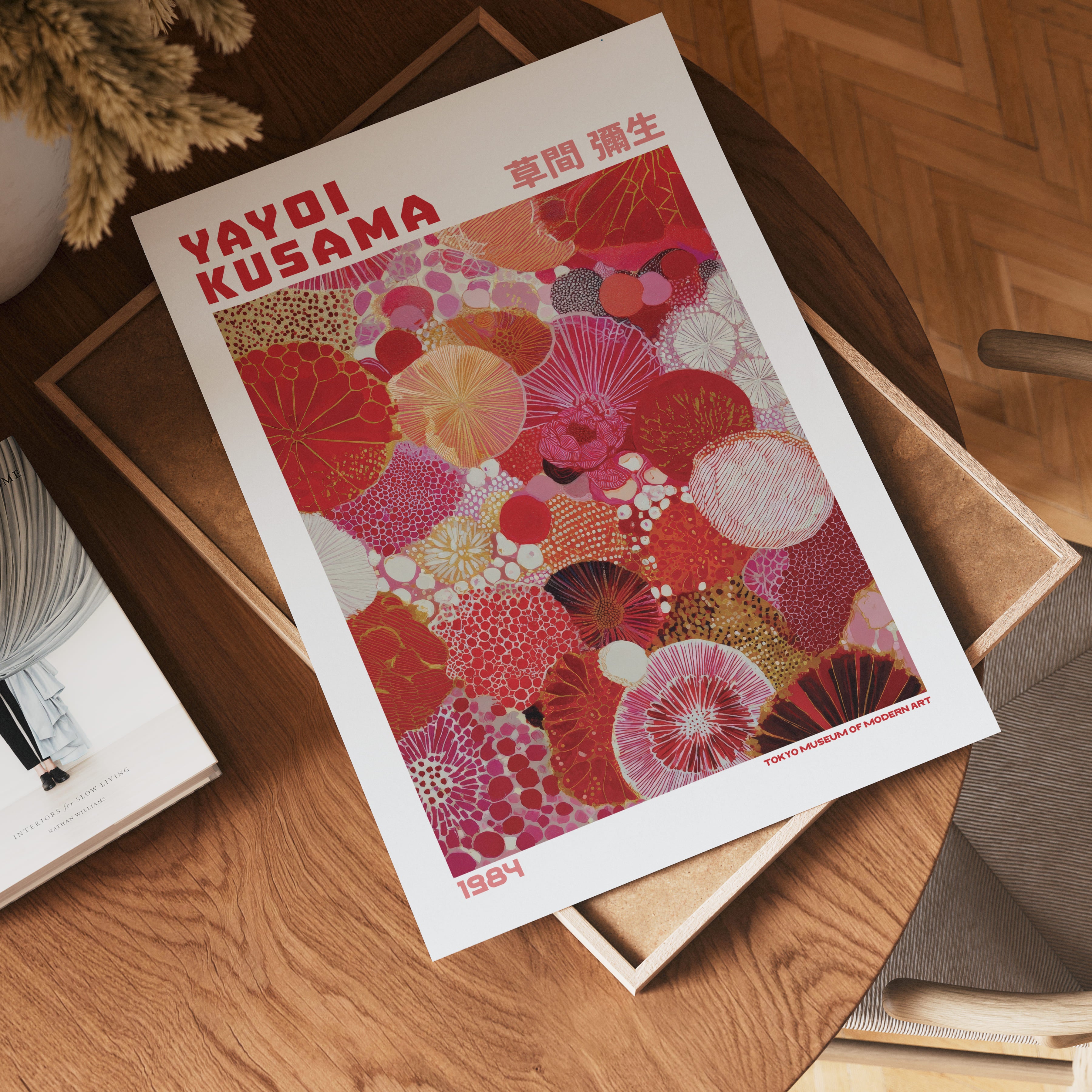 Yayoi Kusama Scarlet Bloomfield 1984 Poster