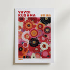 Yayoi Kusama Crimson Circles 1984 Poster