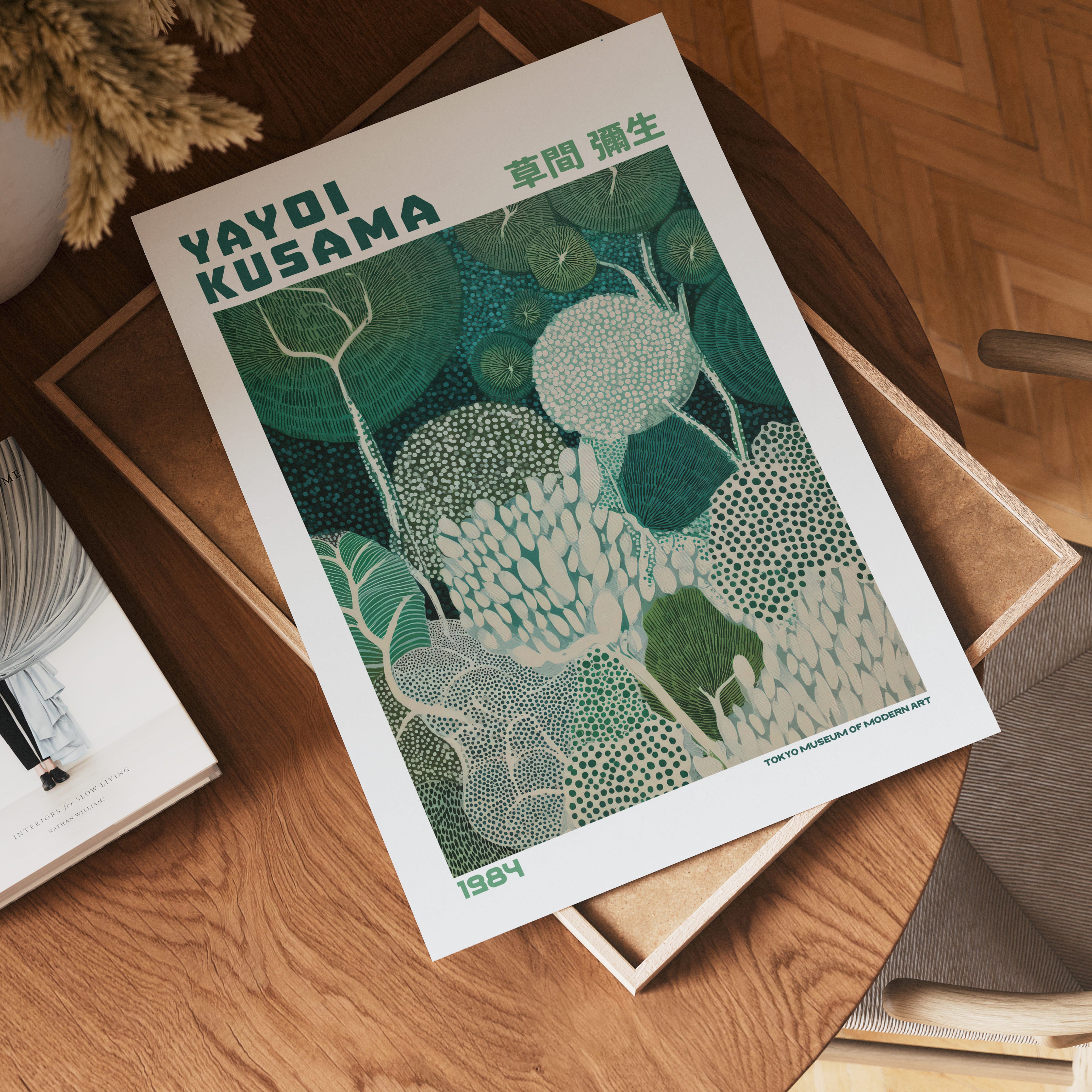 Yayoi Kusama Emerald Canopy 1984 Poster