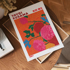 Yayoi Kusama Crimson Petal Symphony 1984 Poster