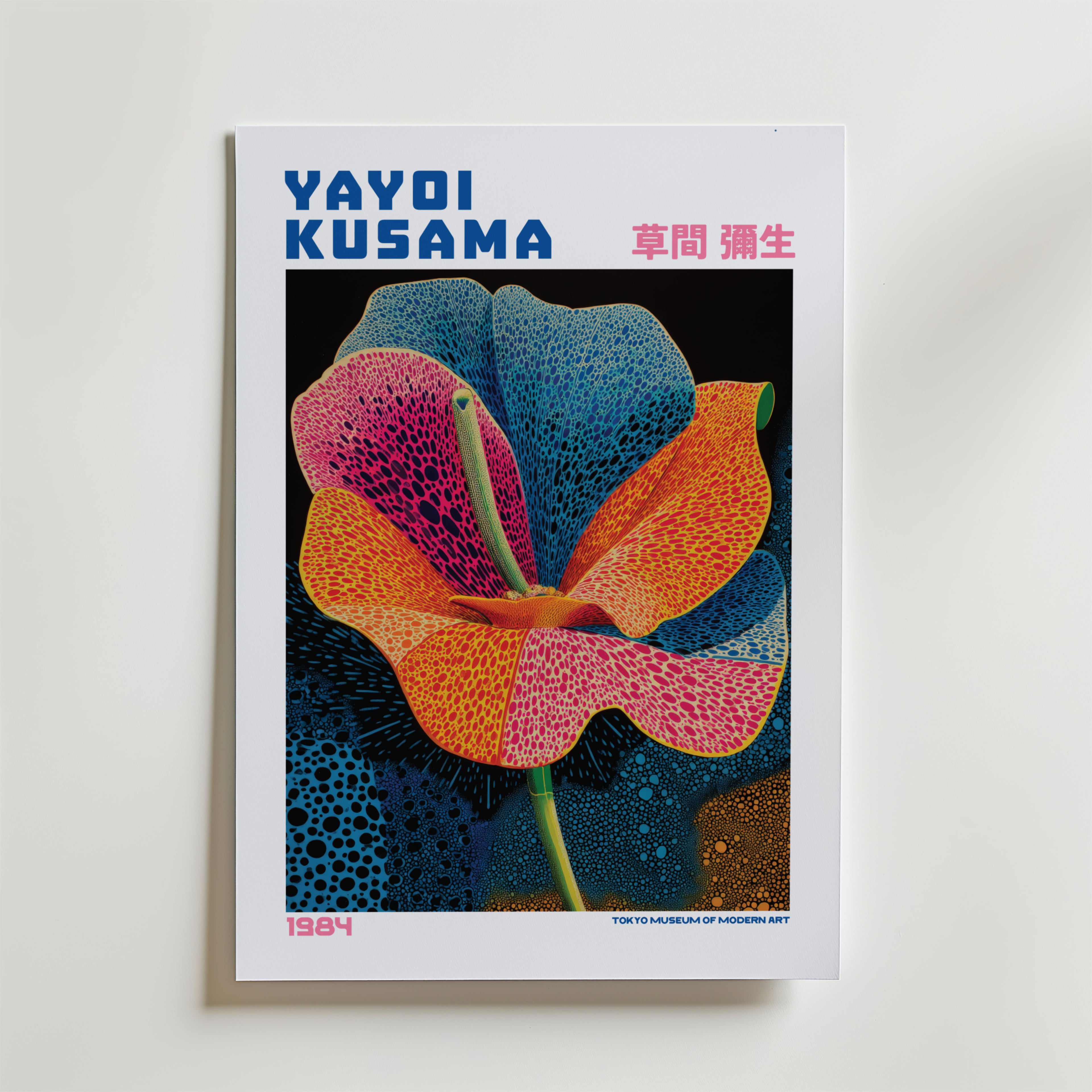 Yayoi Kusama Radiant Petal Bloom 1984 No.2 Poster