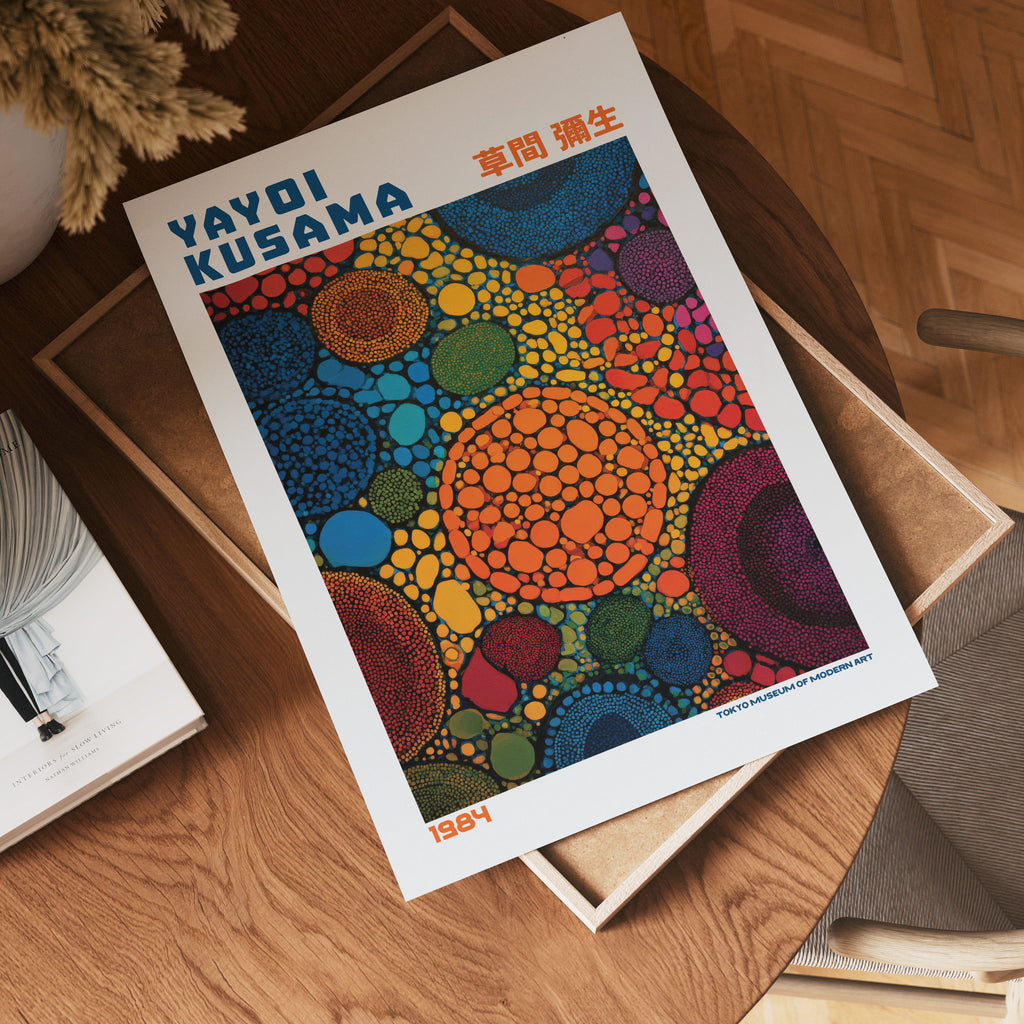 Yayoi Kusama Solar Mosaic 1984 Poster