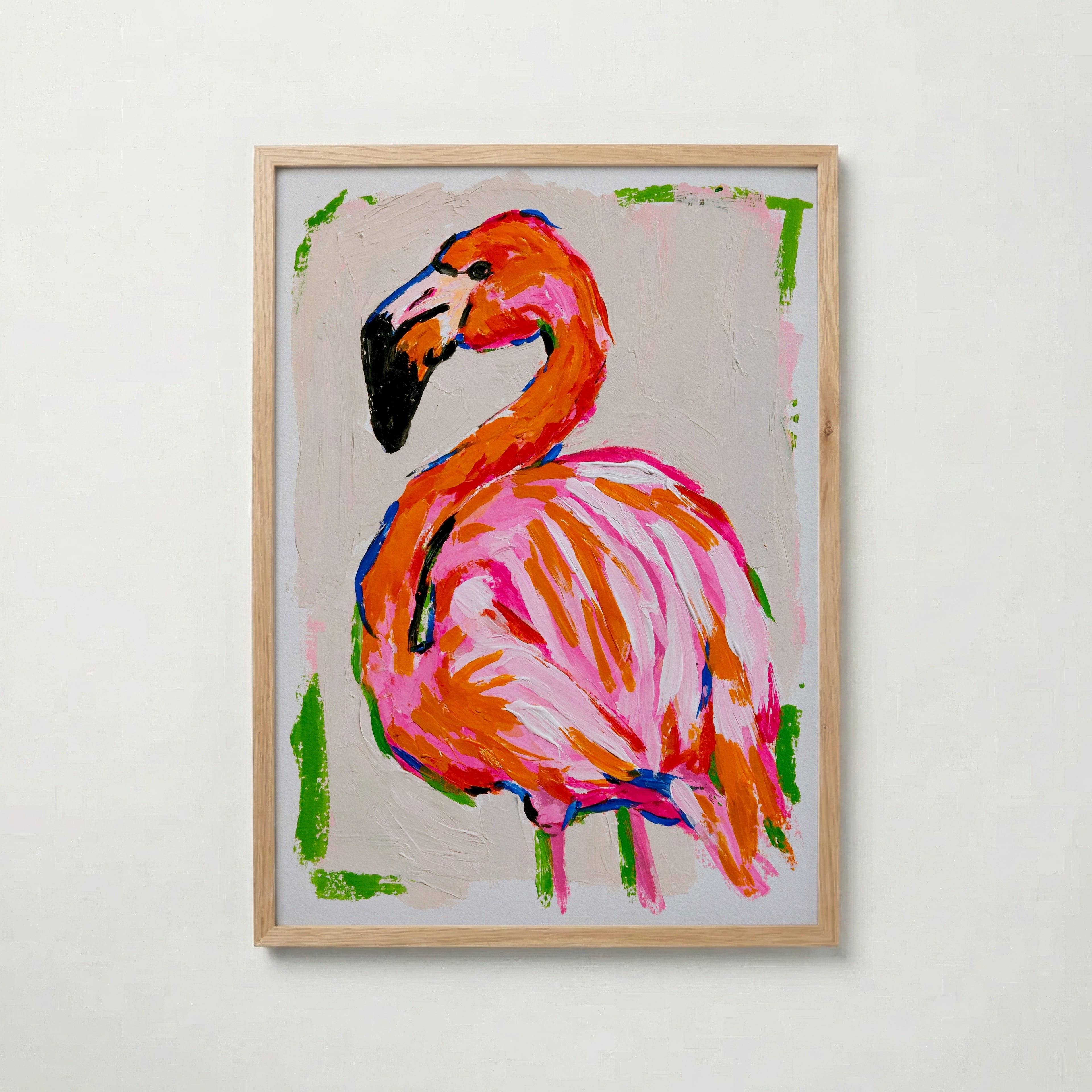 Neon Flamingo Poster – ekram