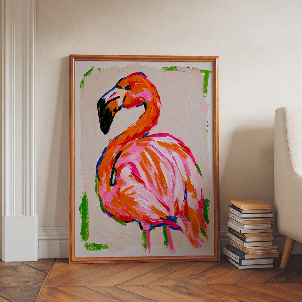 Neon Flamingo Poster – i rum 3