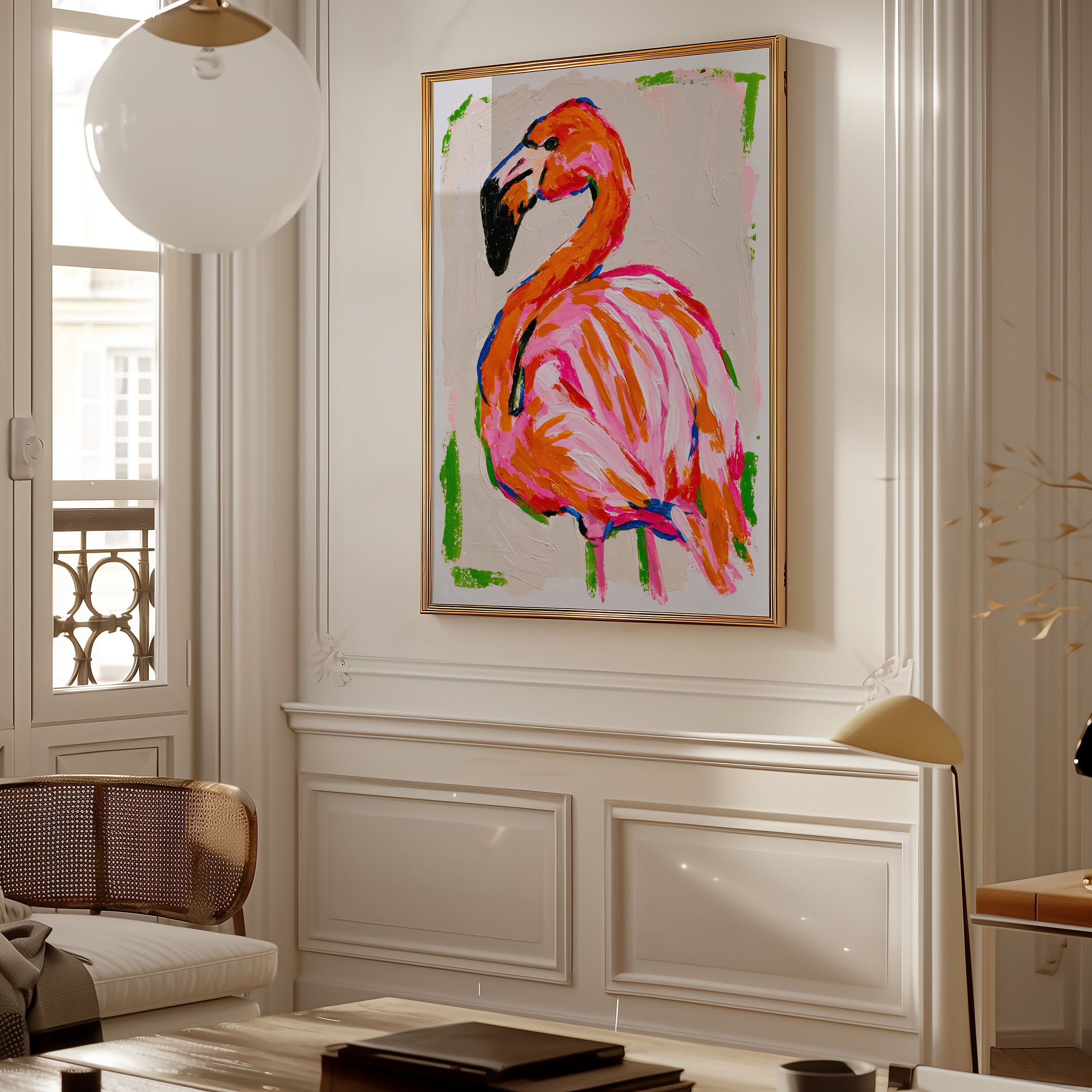 Neon Flamingo Poster – i rum 5