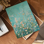 Turquoise Wildflower Meadow Poster – poster väggdekoration