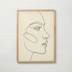 One Line Face Poster – ekram