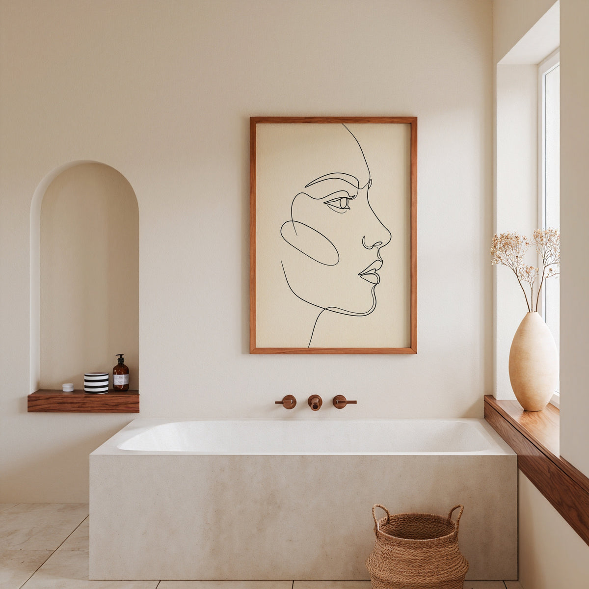 One Line Face Poster – i rum 4