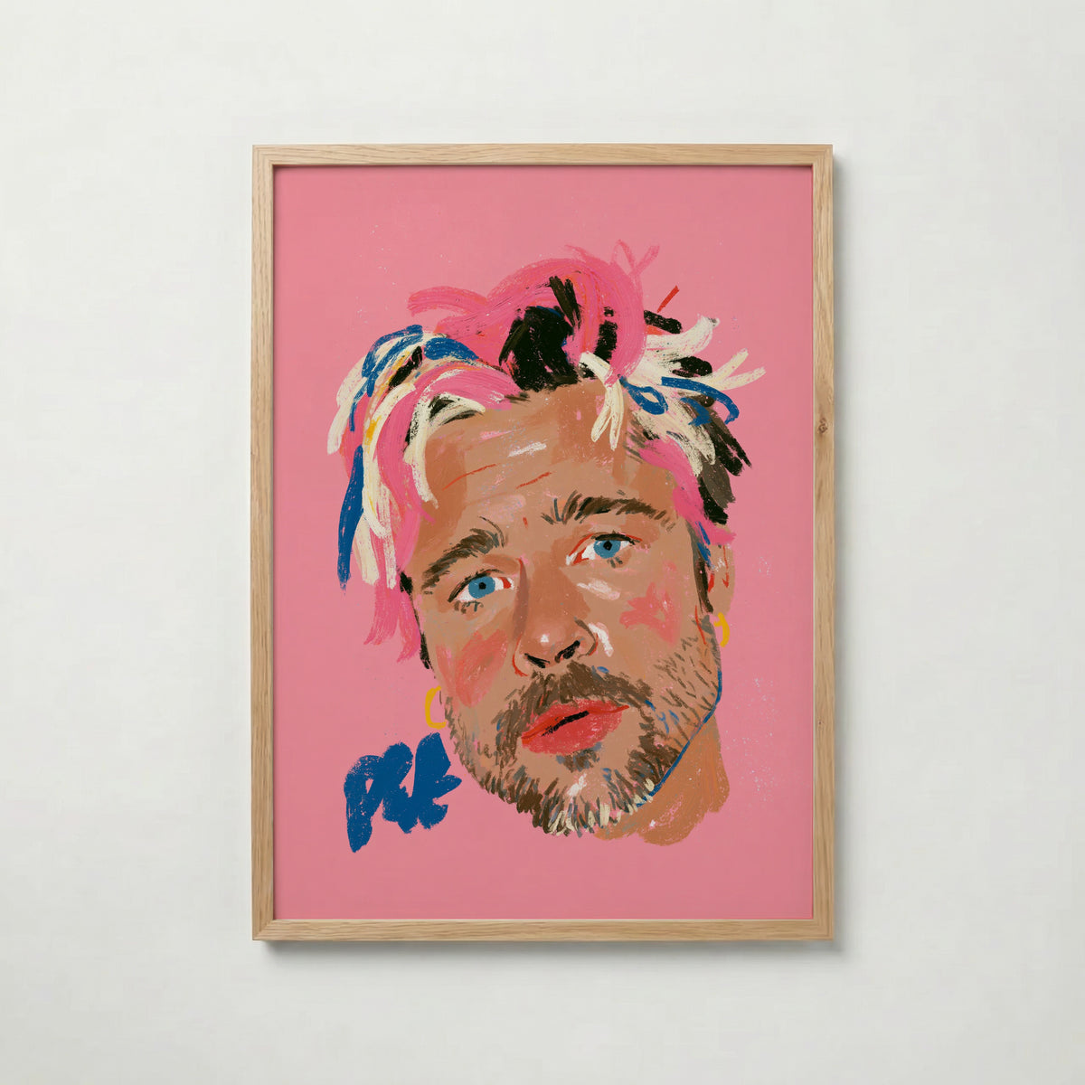 Paint Splash Portrait Poster – ekram