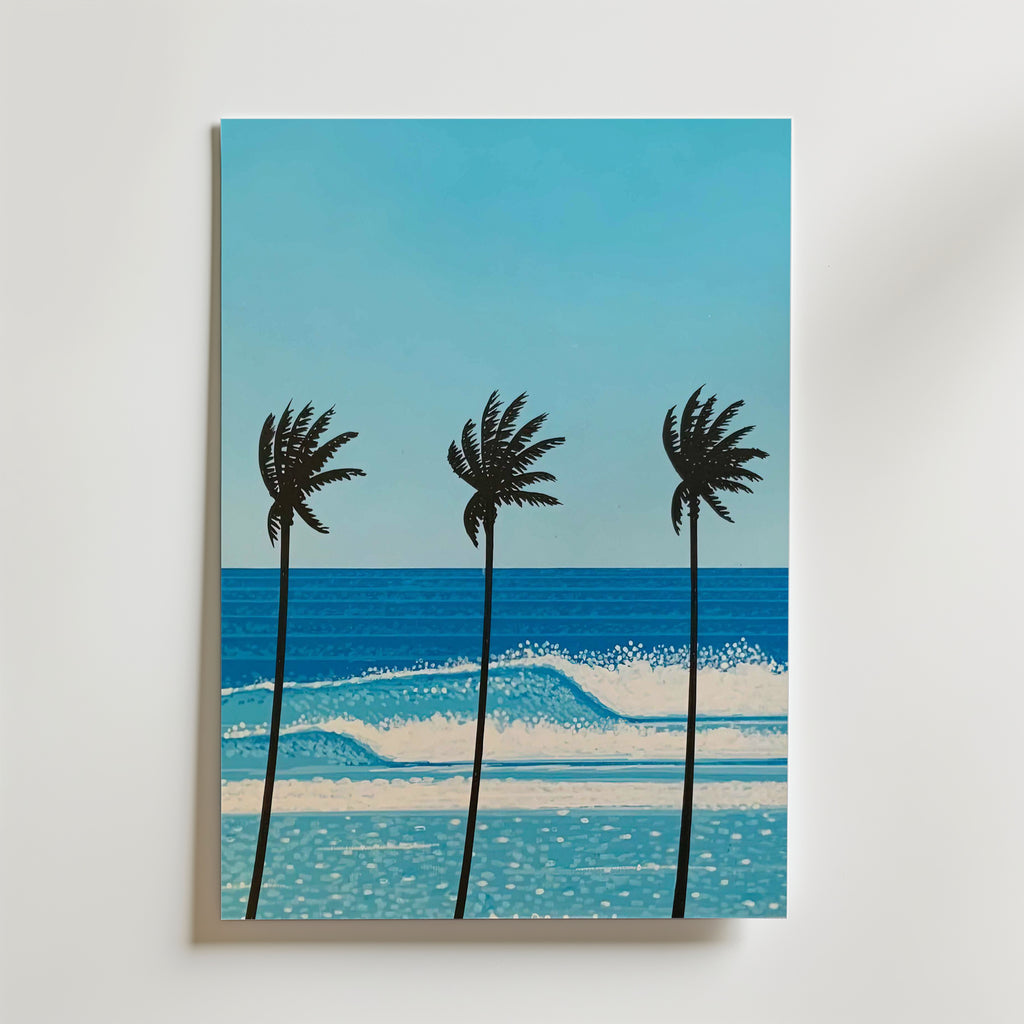 Hiroshi Nagai Palm Breeze utan passepartout