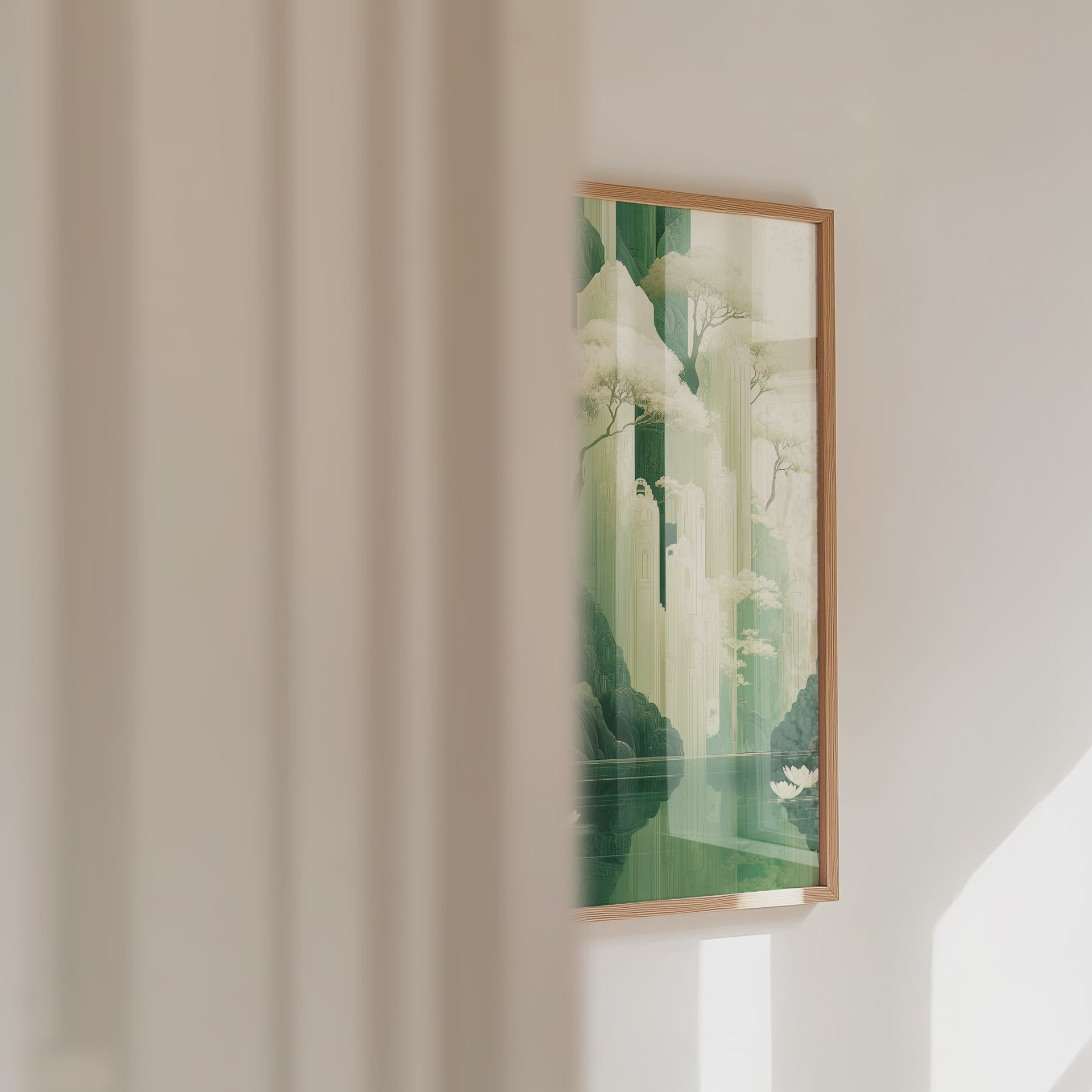 Serenity of the Forgotten Peaks Poster