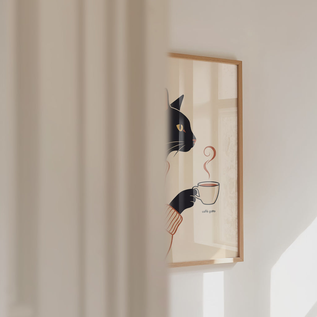 Caffè-Gatto-Poster