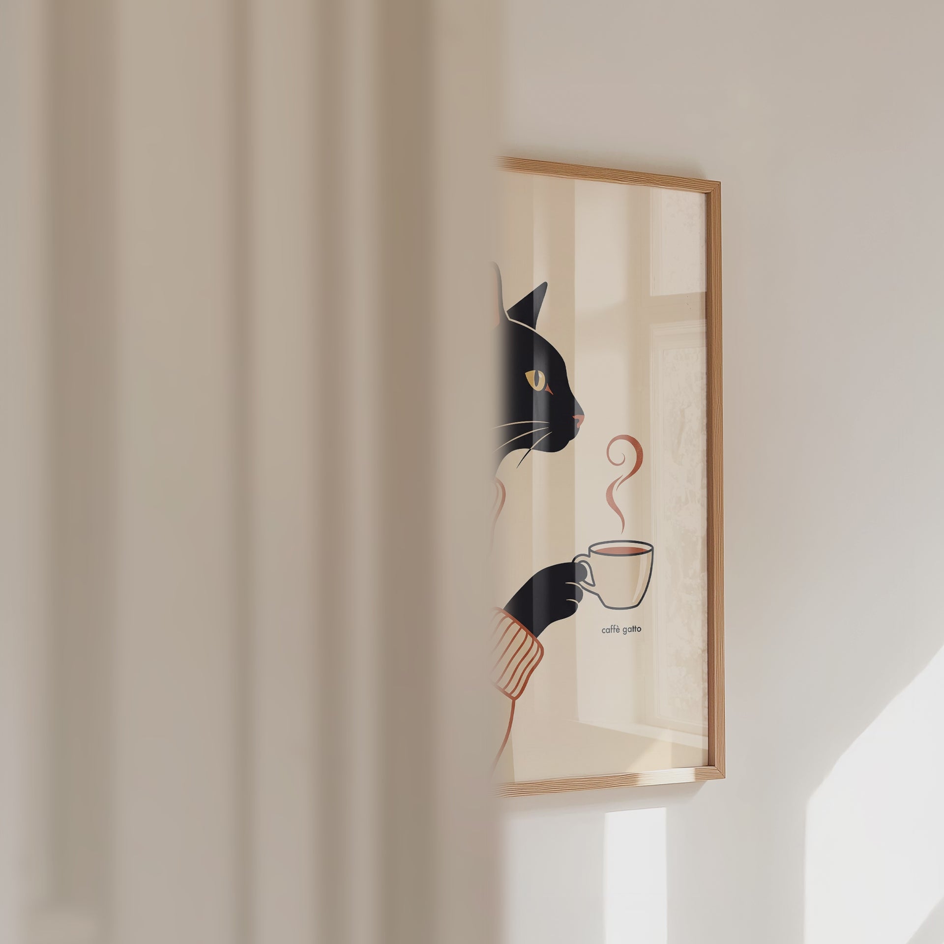 Caffè-Gatto-Poster