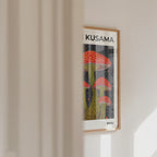 Yayoi Kusama Mushrooms Poster