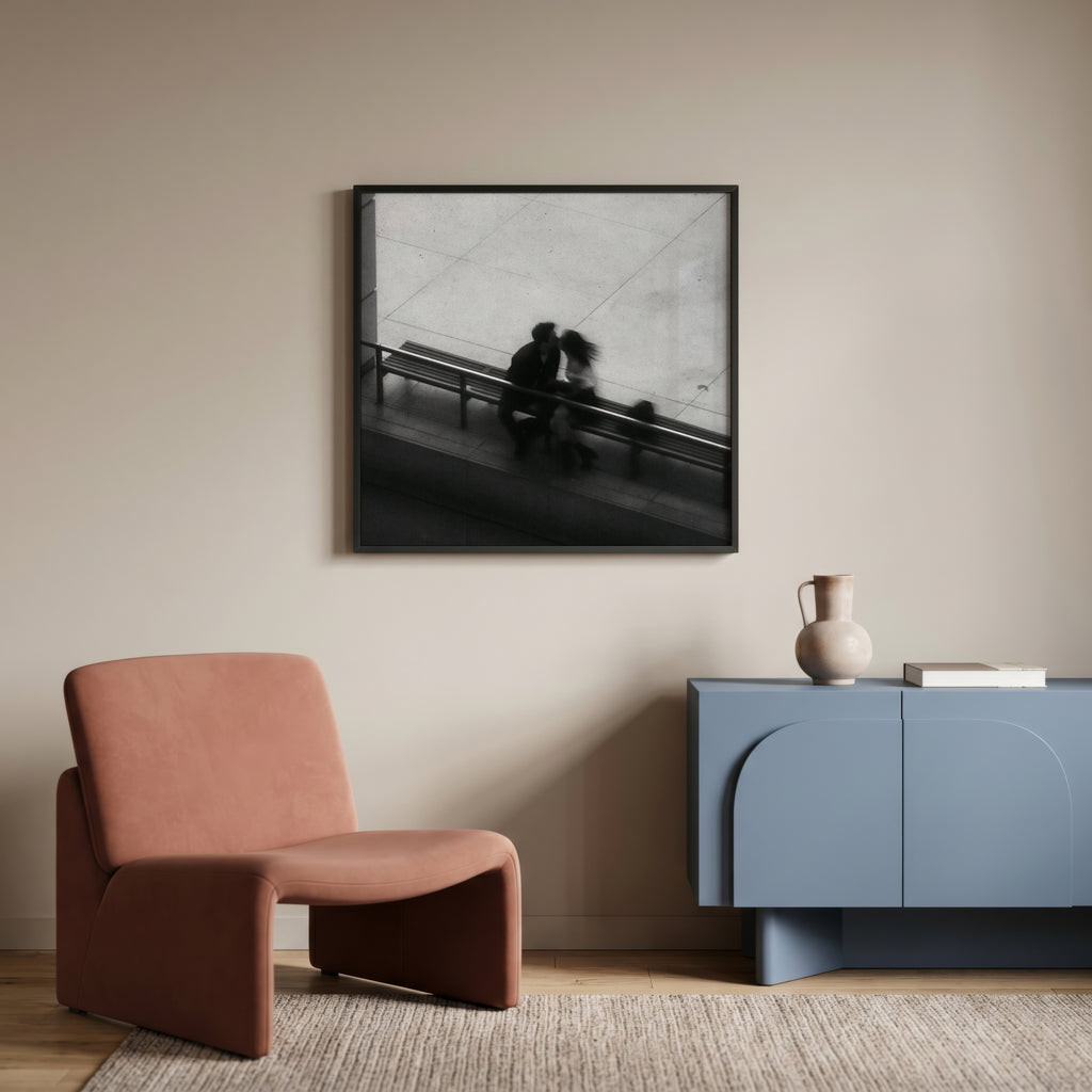 Quiet Bench Poster – i rum 1