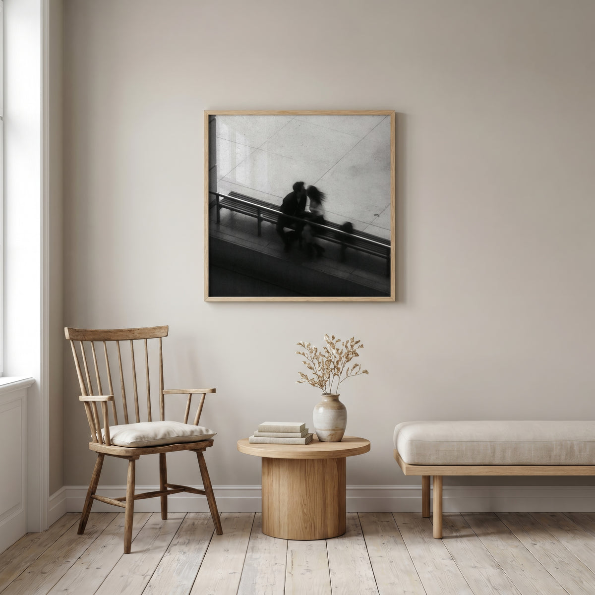 Quiet Bench Poster – i rum 4