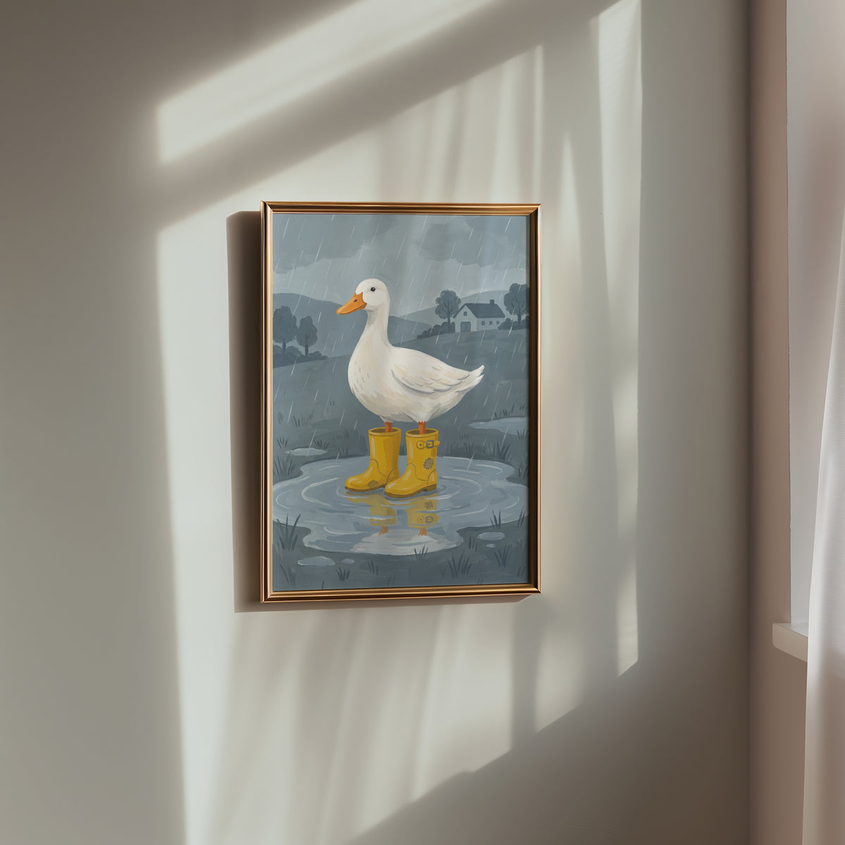 Rain Boot Duck Poster – i rum 2