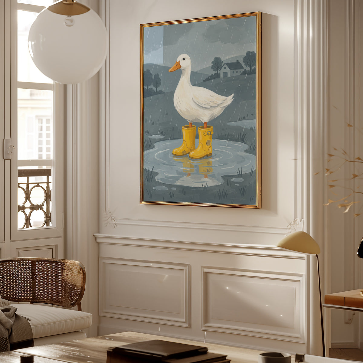 Rain Boot Duck Poster – i rum 3