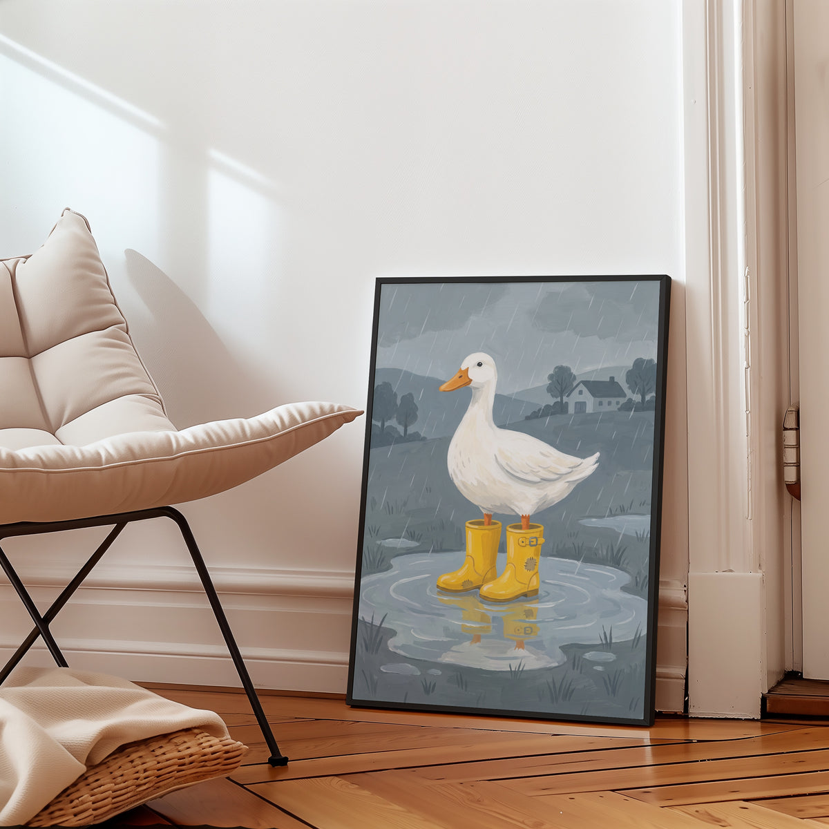 Rain Boot Duck Poster – i rum 4