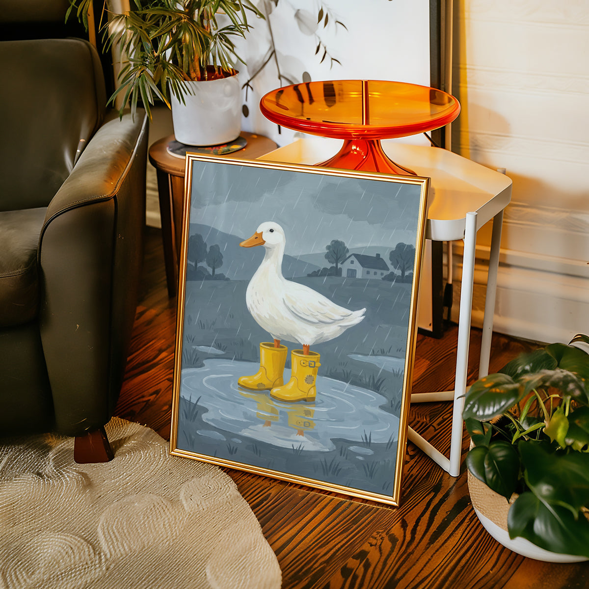 Rain Boot Duck Poster – i rum 5