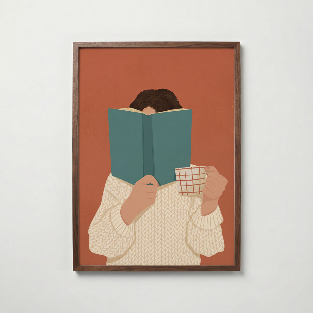 Reading Time Poster – valnötsram
