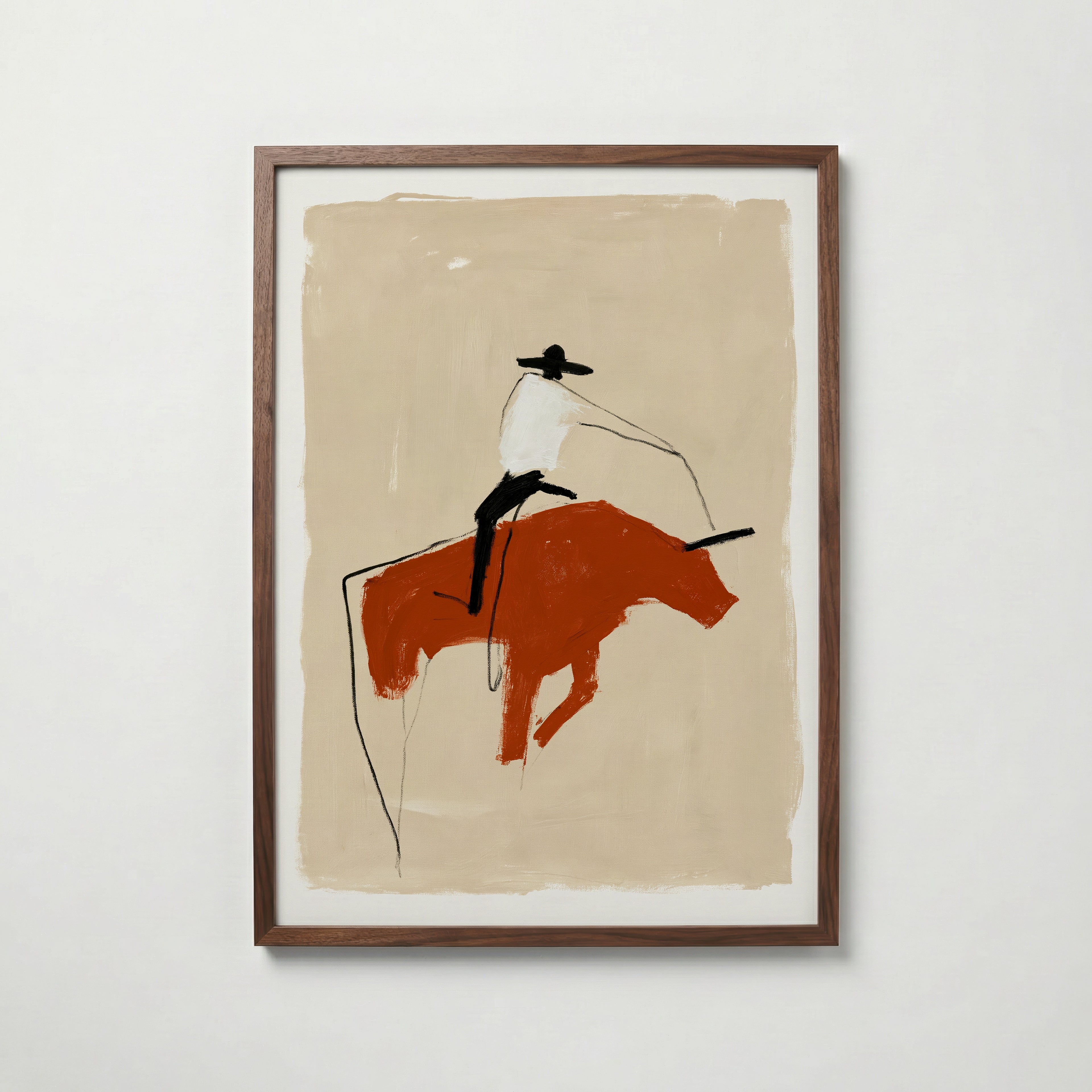 Rodeo Dust Poster – valnötsram