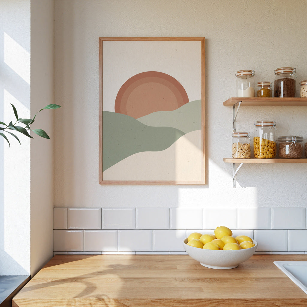 Sage Sunrise Poster – i rum 5