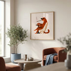 Smoking Leopard Poster – i rum 2