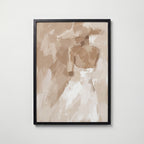 Soft Silhouette Poster – svart ram