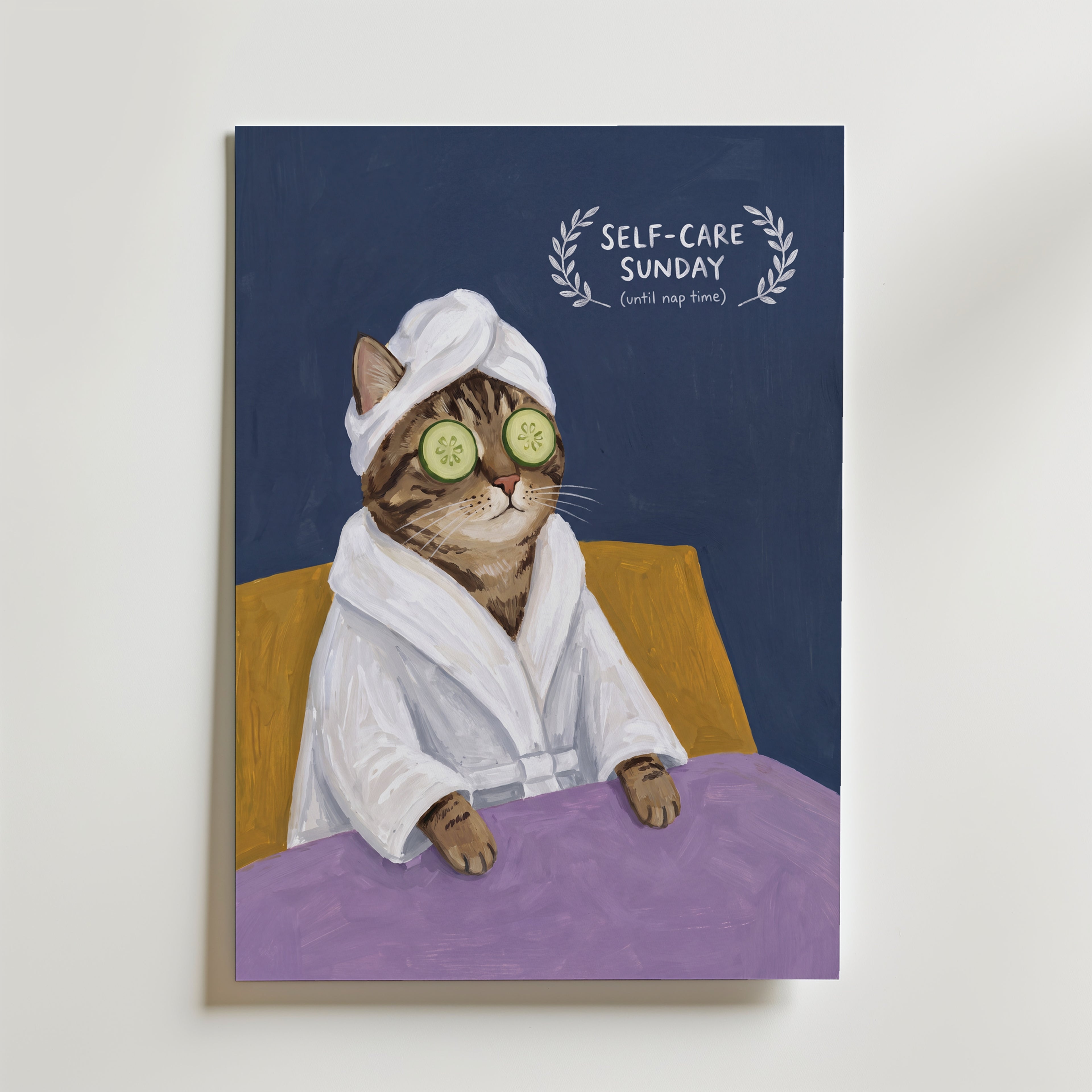 Self-Care Sunday Poster – canvas utan passepartout