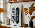Stockholm Skate Poster – i rum 1