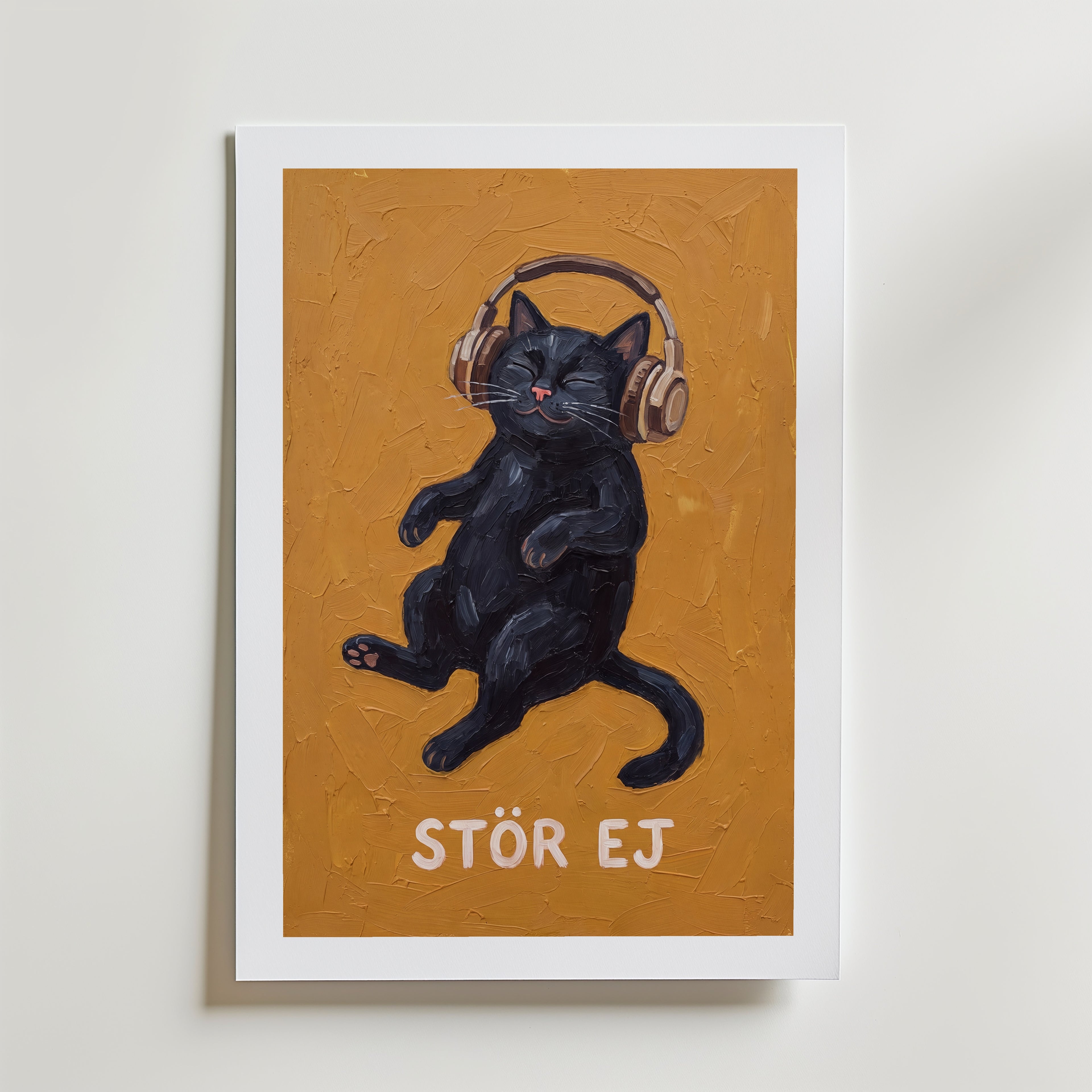 Stör Ej Poster – med passepartout