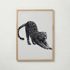 Stretching Leopard Poster – ekram