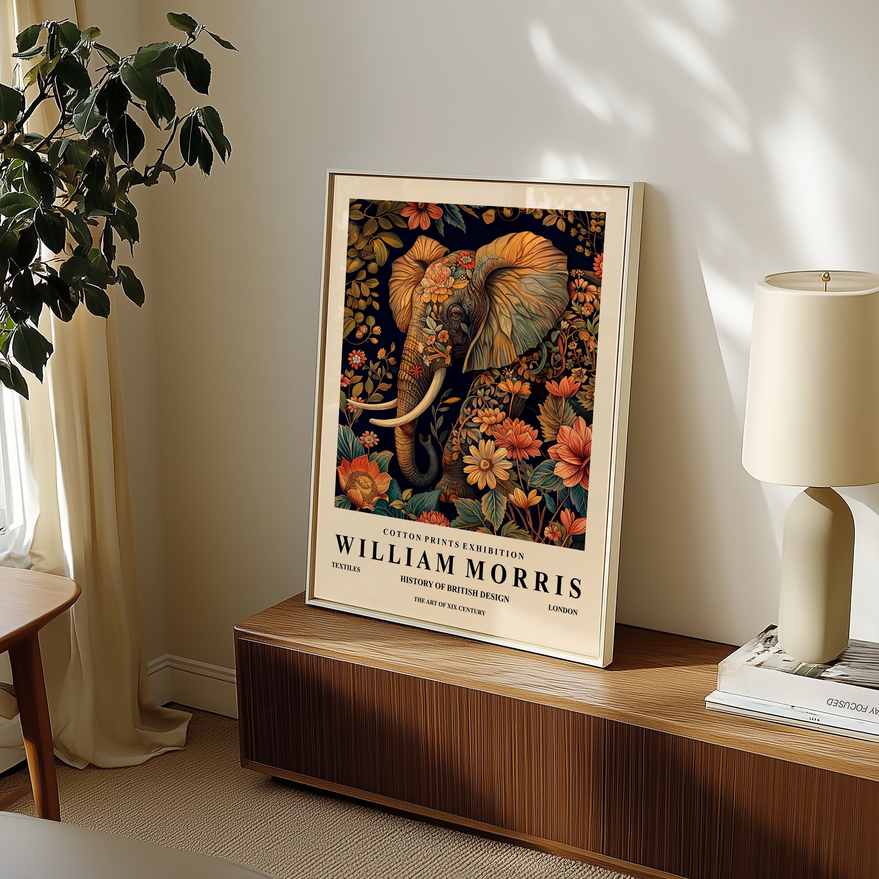 William Morris Elephant Poster – i rum 2