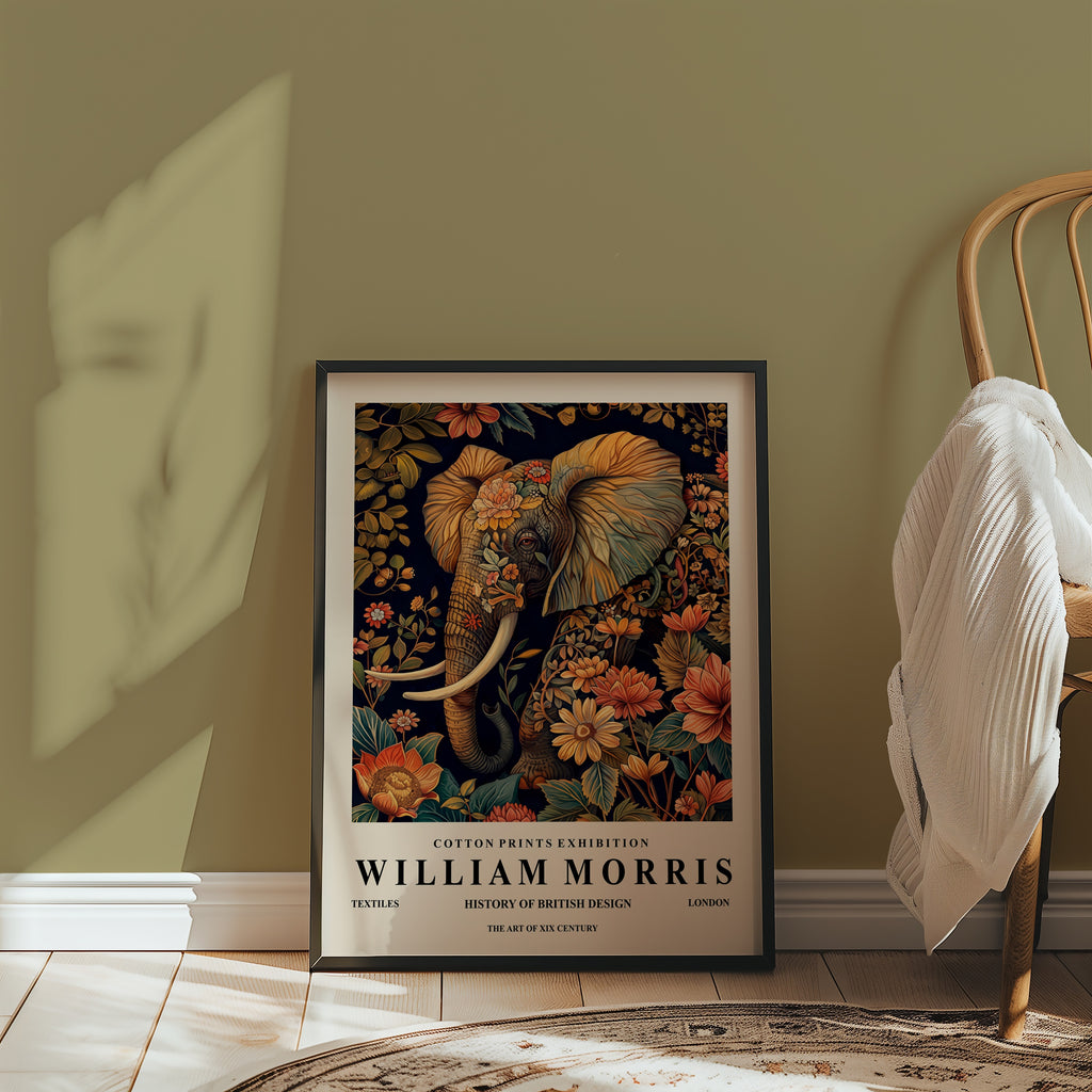 William Morris Elephant Poster – i rum 3
