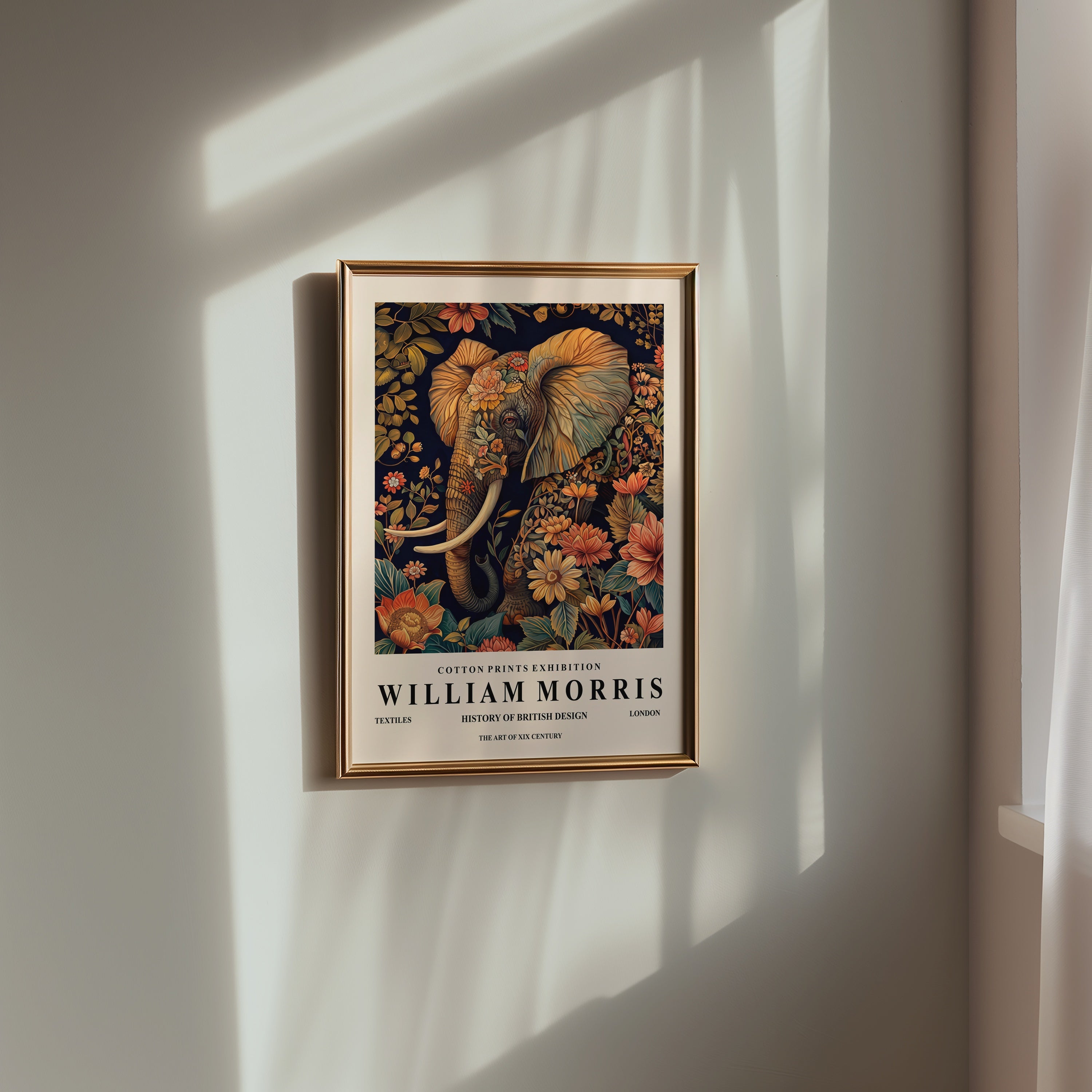 William Morris Elephant Poster – i rum 4