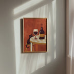 Wine Hour Cat Poster – i rum 2
