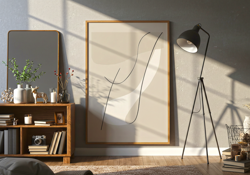 Abstract Lines Poster