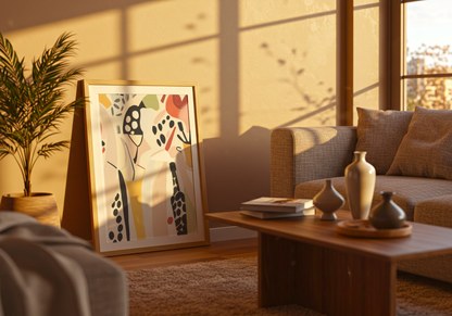 Abstract Dots Poster