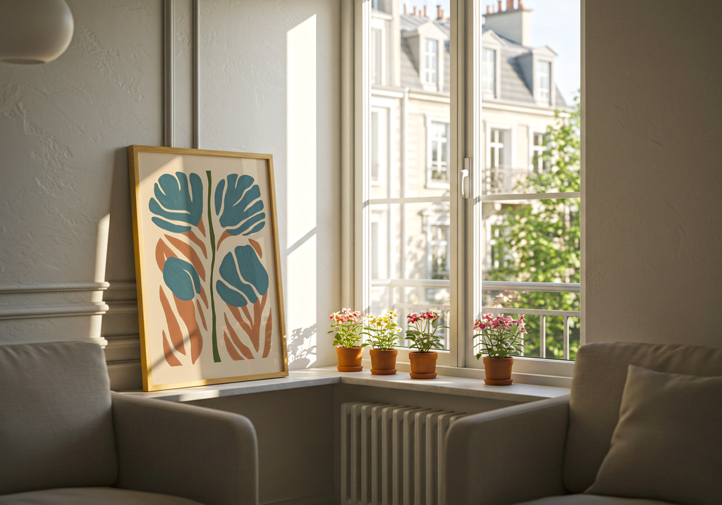 Abstract botanical Poster