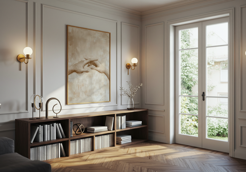 Holding Hands Poster