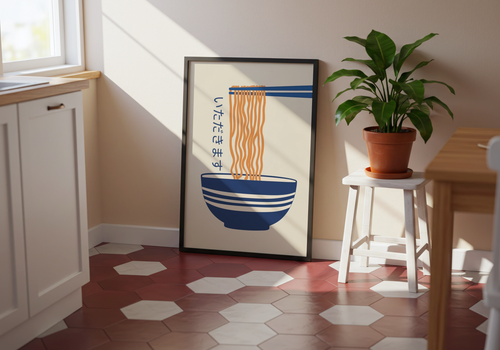 Ramen Noodle Poster
