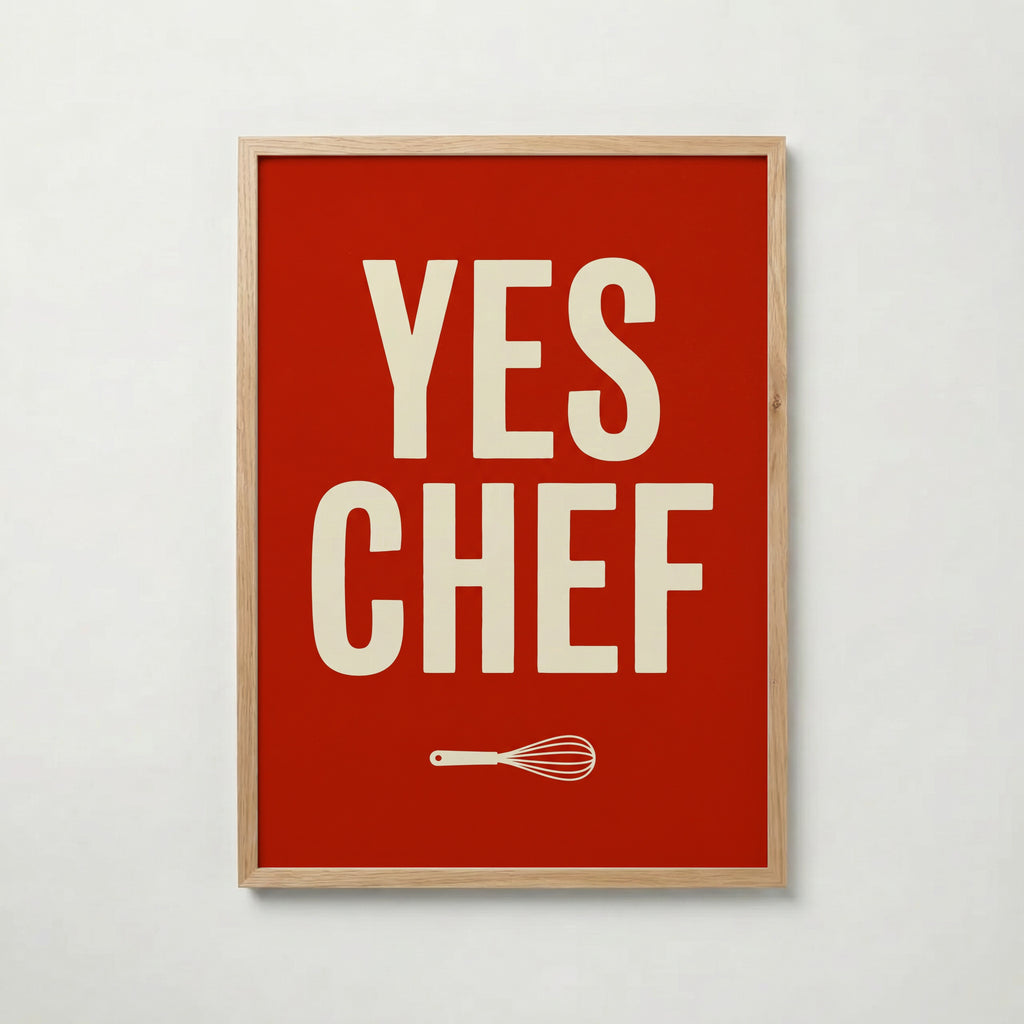 Yes Chef Poster – ekram