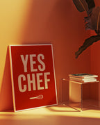 Yes Chef Poster – i rum 3