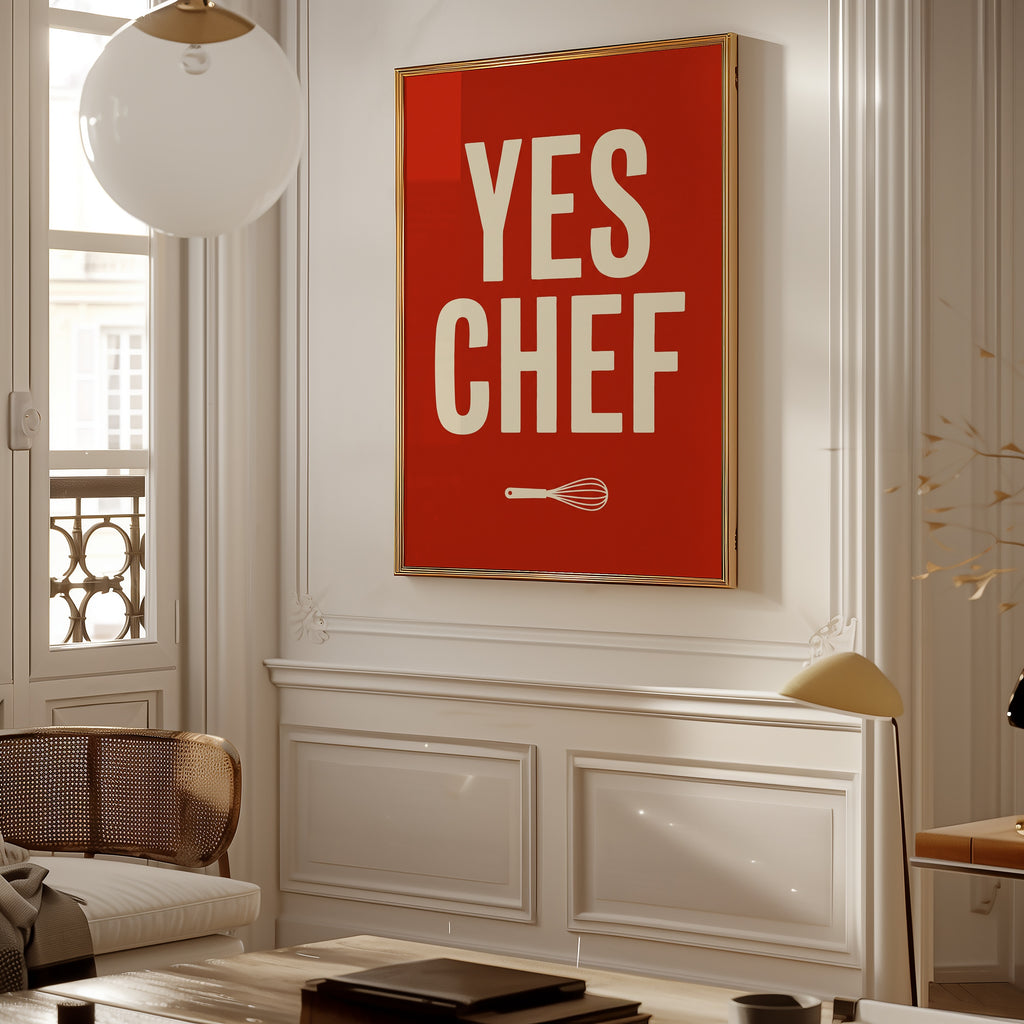 Yes Chef Poster – i rum 4