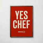 Yes Chef Poster – valnötsram